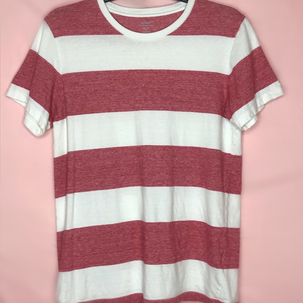 Old navy small T-Shirt striped white and coral